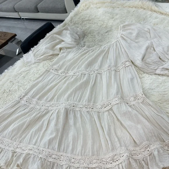 Jen's Pirate Booty Cream Kids Dress - Picture 7 of 13